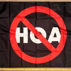 HOA Flag America Man Cave Defund The HOA Home Owners Sign USA 3x5'