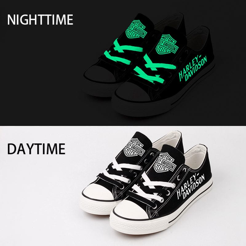 Alternative view of Harley Davidson Canvas Sneakers Shoes For Men Women Fans