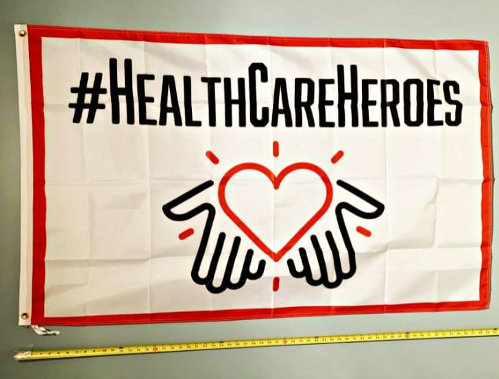 Healthcare Hero Flag Healthcare Hero Poster Sign 3x5' Banner