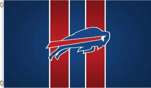 Hemlet Buffalo Blue Flag 3X5 Ft Polyester Banner USA 90x150cm