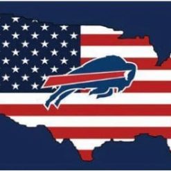 Hemlet Buffalo US Flag 3X5 Ft Polyester Banner USA 90x150cm