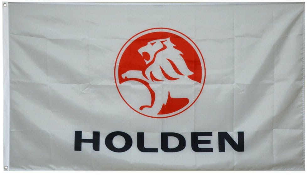 Holden Racing White Flag 3X5 Ft Polyester Banner USA 90x150cm