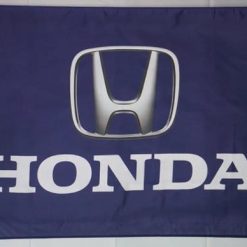 Honda Racing Blue Flag 3X5 Ft Polyester Banner USA 90x150cm