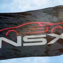 Honda Racing NSX Flag Honda Acura Japanese Car Black 3X5 Ft Polyester Banner USA 90x150cm