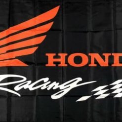 Honda Racing Red White Flag 3X5 Ft Polyester Banner USA 90x150cm