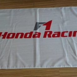 Honda Racing White F1 Flag 3X5 Ft Polyester Banner USA 90x150cm