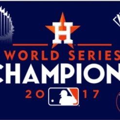 Houston Astros 2017 World Series Champions flag 3X5Ft Banner USA Polyester with Brass Grommets - 6