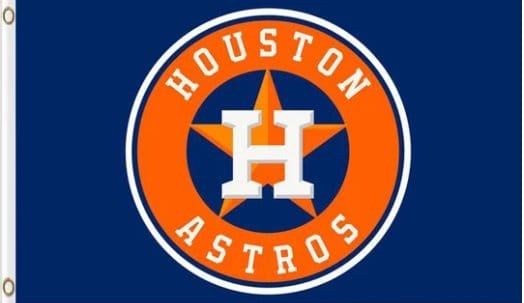 Houston Astros Baseball Team flag 3X5Ft Banner USA Polyester with Brass Grommets - 29