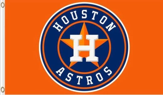 Houston Astros Baseball Team flag 3X5Ft Banner USA Polyester with Brass Grommets - 31