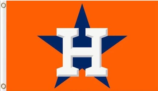 Houston Astros Baseball Team flag 3X5Ft Banner USA Polyester with Brass Grommets - 8