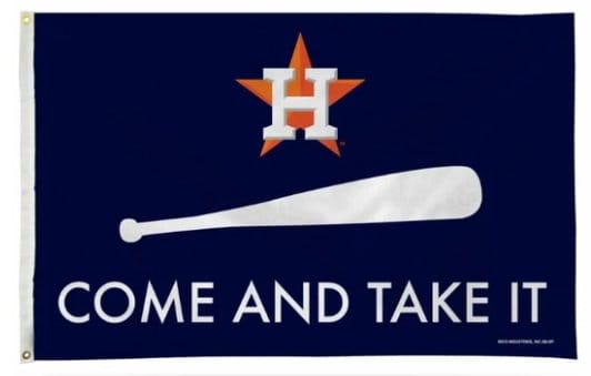 Houston Astros Come And Take It flag 3X5Ft Banner USA Polyester with Brass Grommets - 1