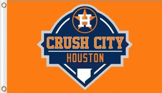 Houston Astros Custom flag 3X5Ft Banner USA Polyester with Brass Grommets - 18