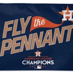 Houston Astros Fly the Pennant Team flag 3X5Ft Banner USA Polyester with Brass Grommets - 9