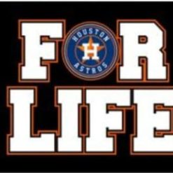 Houston Astros For Life flag 3X5Ft Banner USA Polyester with Brass Grommets - 19