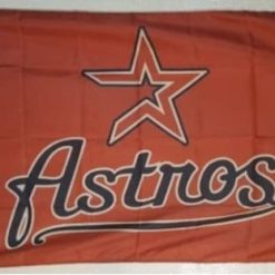 Houston Astros Logo flag 3X5Ft Banner USA Polyester with Brass Grommets - 5