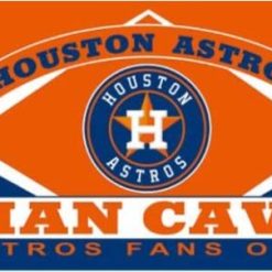 Houston Astros Man Cave Custom flag 3X5Ft Banner USA Polyester with Brass Grommets - 17