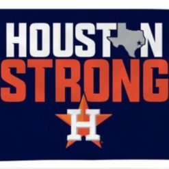 Houston Astros Strong flag 3X5Ft Banner USA Polyester with Brass Grommets - 2