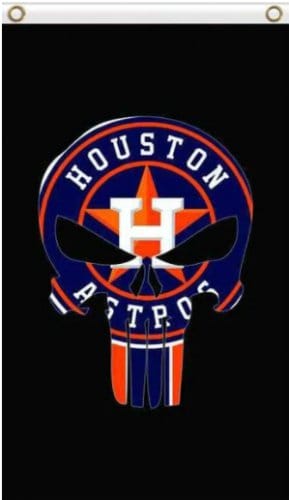 Houston Astros flag 3X5Ft Banner USA Polyester with Brass Grommets - 16