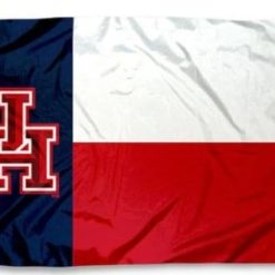 Houston Cougars USA Flag 3X5ft Banner Polyester with 2 Brass Grommets