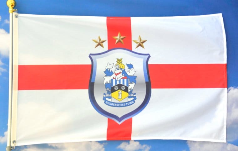 Huddersfield Town Football Club Flag 3x5ft Banner Polyester