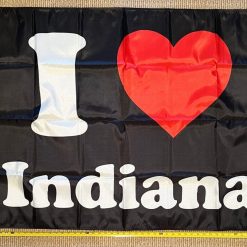 Indiana Flag Dorm State Beer America Man Cave Sign Poster USA 3x5'