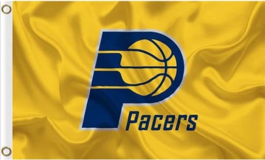 Indiana Pacers Custom US Yellow Flag 3X5Ft Polyester Banner USA Digital Print