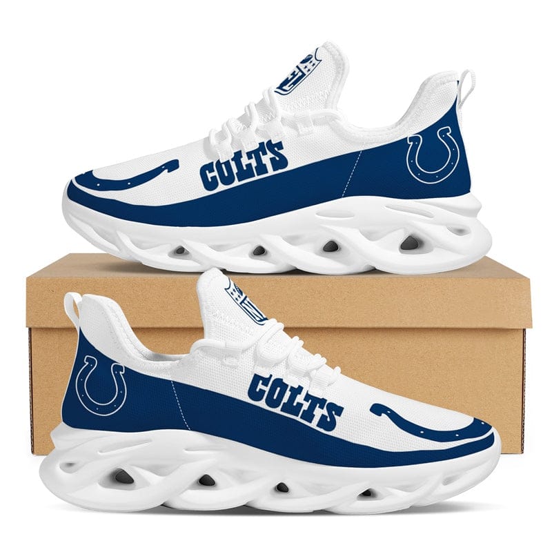 Alternative view of Indianapolis Colts Max Soul Sneakers Shoes Elevate Your Every Step