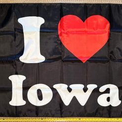 Iowa Flag Dorm State Beer America Man Cave Sign Poster USA 3x5'