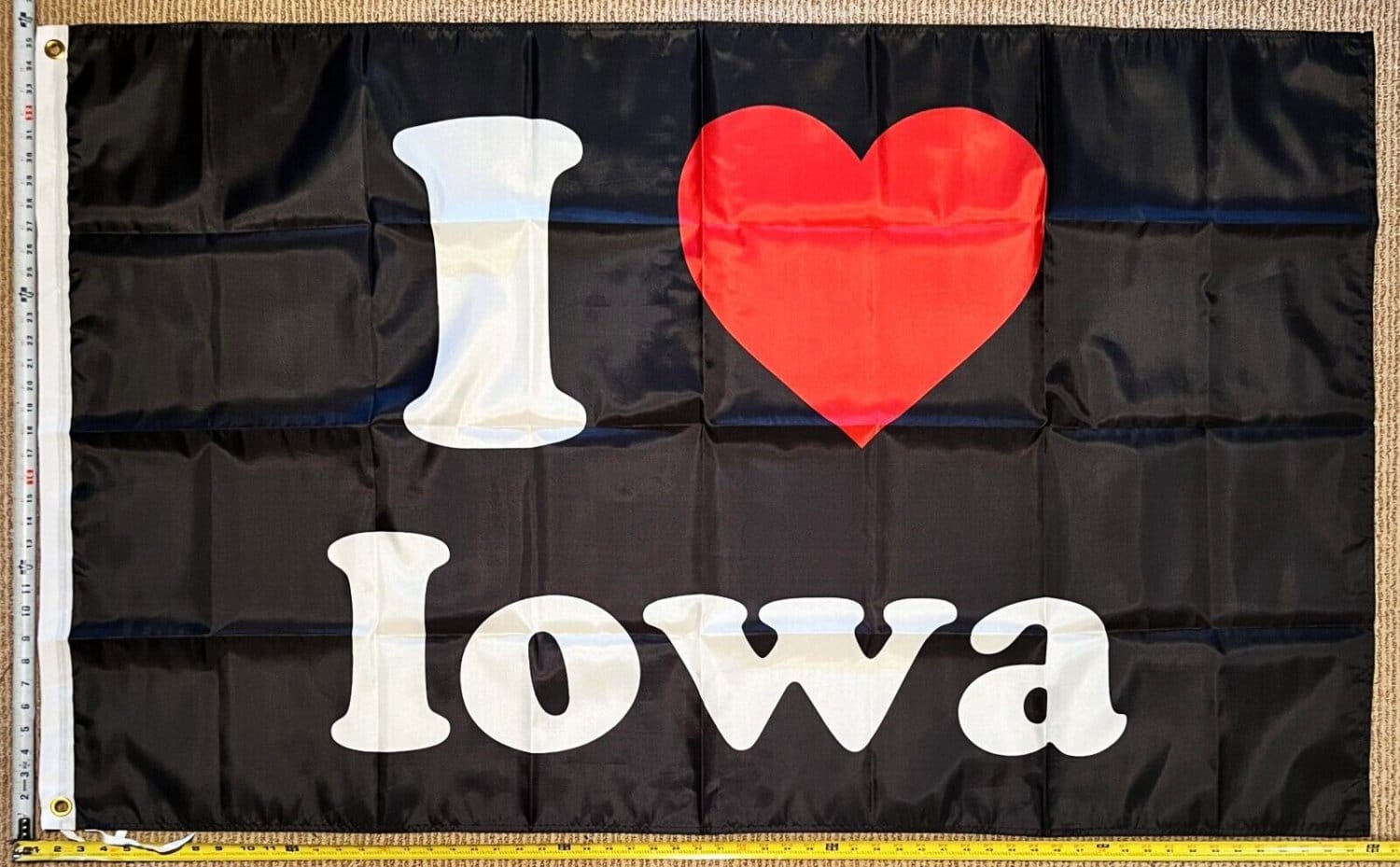 Iowa Flag Dorm State Beer America Man Cave Sign Poster USA 3x5'