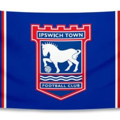 Ipswich Town Football Club Flag 3x5ft Banner Polyester Crest Mega
