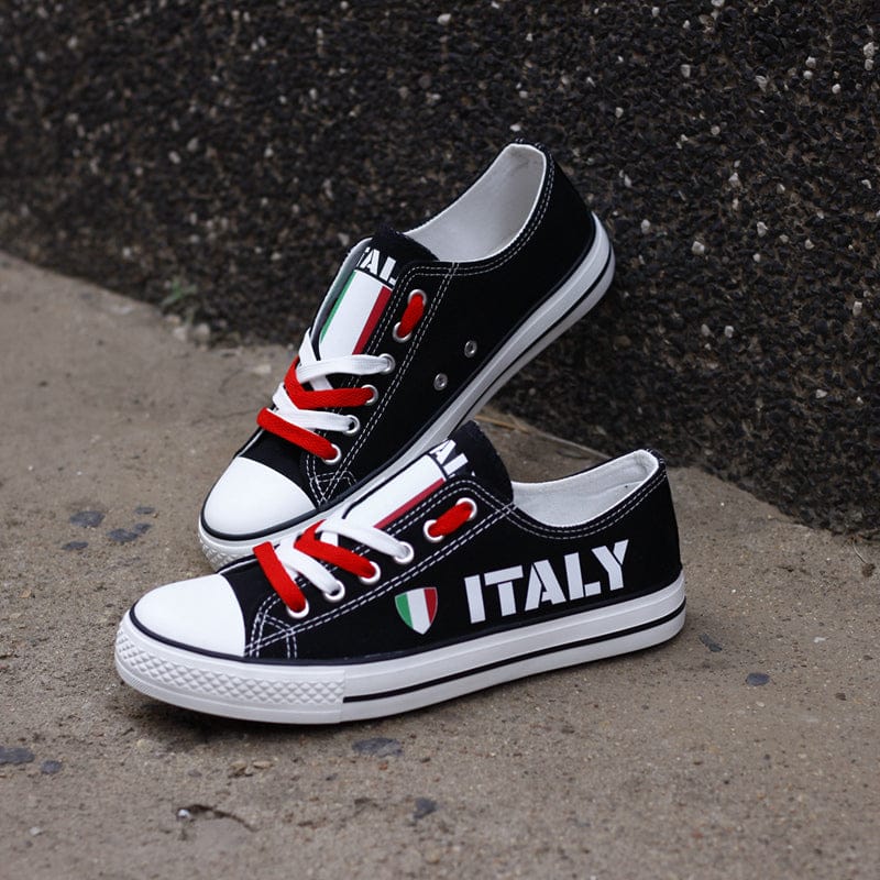 Italy Canvas Sneakers Shoes For Men Women Fans