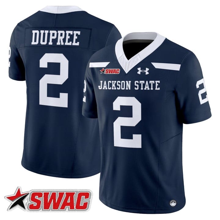 Ja'Naylon Dupree Jersey #2 Jackson State Tigers 2025 Limited Stitched - Image 4