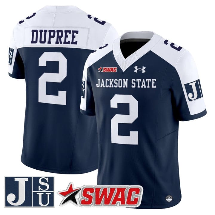 Ja'Naylon Dupree Jersey #2 Jackson State Tigers 2025 Limited Stitched - Image 5