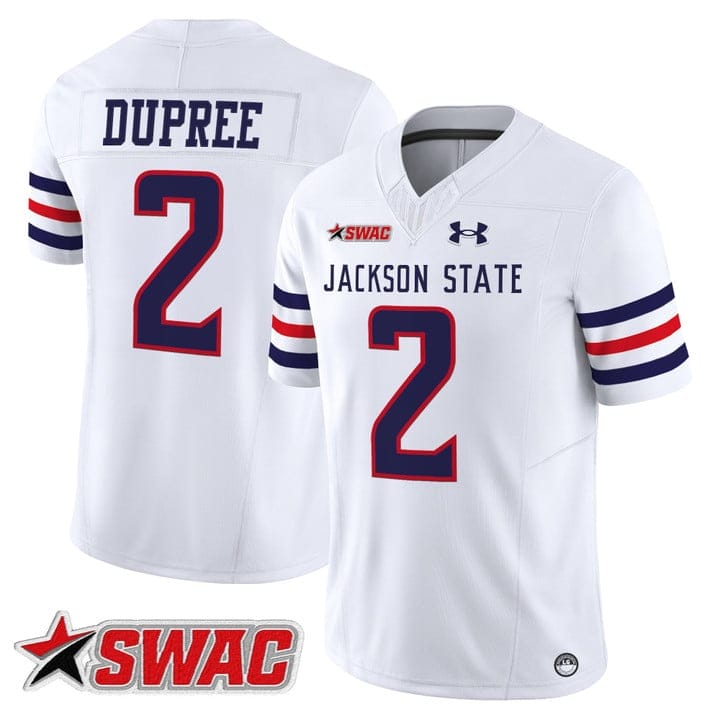 Ja'Naylon Dupree Jersey #2 Jackson State Tigers 2025 Limited Stitched - Image 2