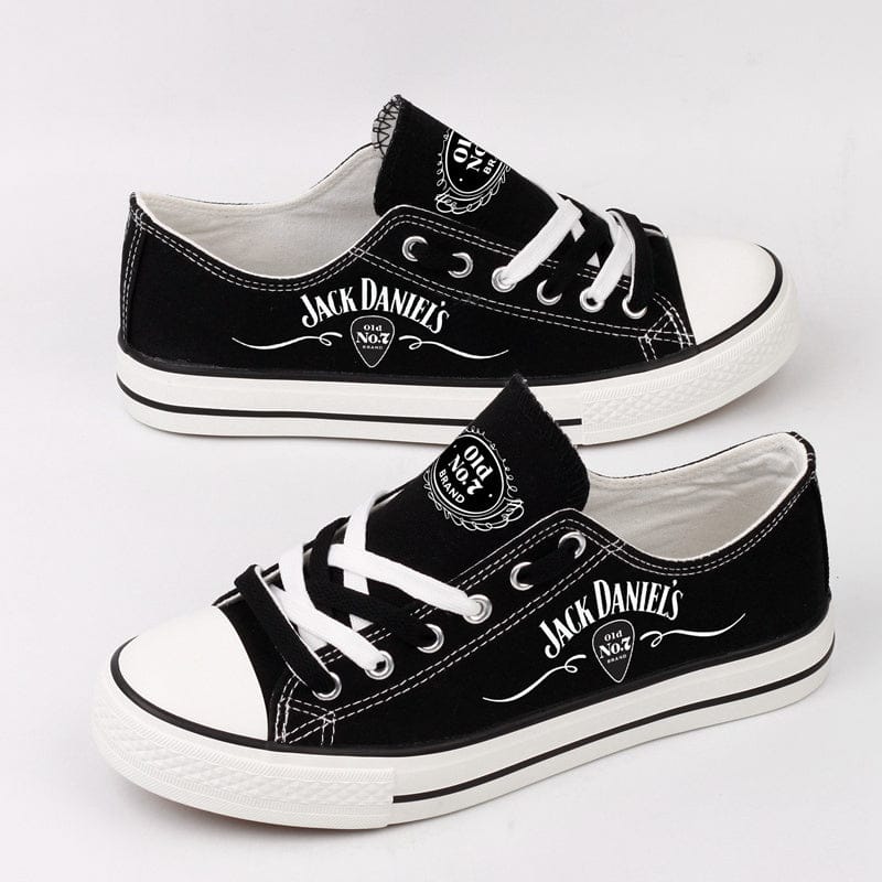 Alternative view of Jack Daniels Low Top Canvas Sport Sneakers Shoes For Men Women Fans