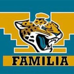Jacksonville Jaguars Familia Flag 3X5 Ft Polyester Banner USA 90x150cm