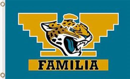 Jacksonville Jaguars Familia Flag 3X5 Ft Polyester Banner USA 90x150cm
