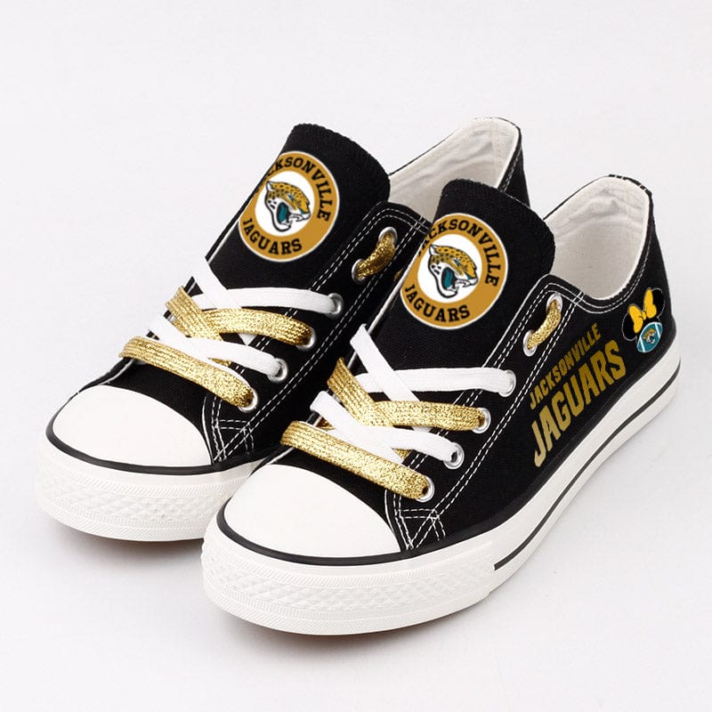Alternative view of Jacksonville Jaguars Low Top Canvas Sport Sneakers Shoes For Men Women Fans