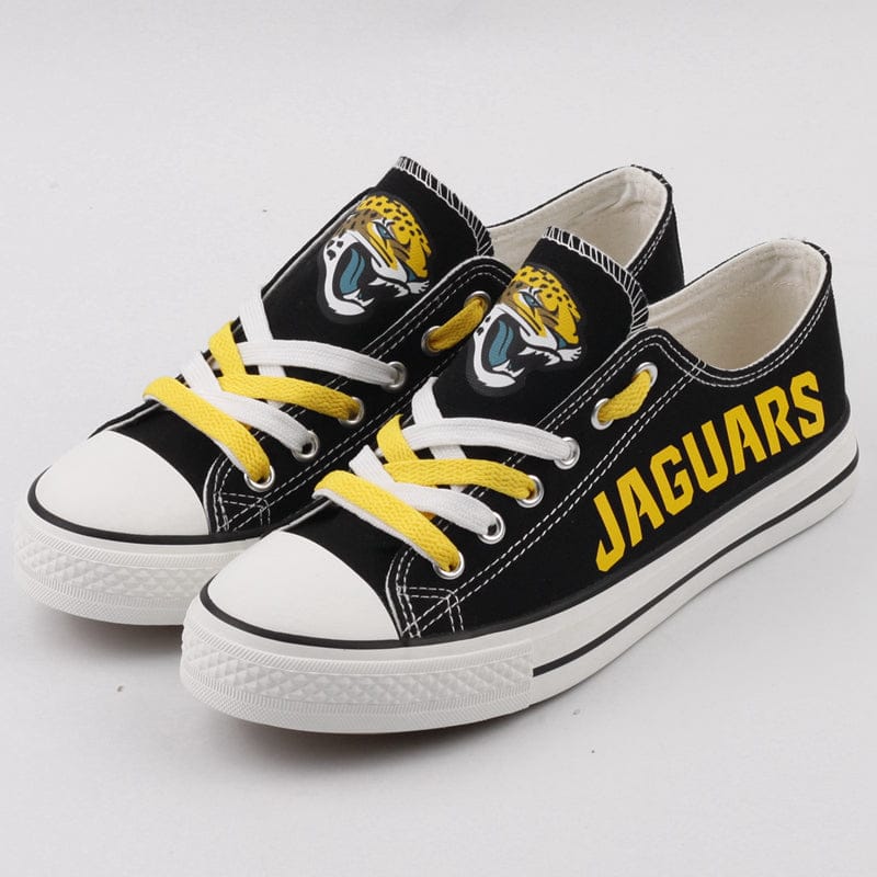 Alternative view of Jacksonville Jaguars Low Top Canvas Sport Sneakers Shoes For Men Women Fans