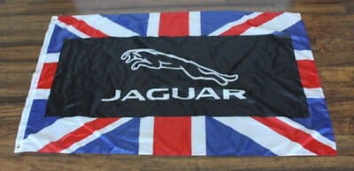 Jaguar Racing British UK Flag 3X5 Ft Polyester Banner USA 90x150cm