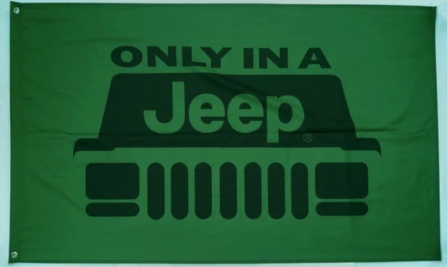 Jeep Flag 3X5 Ft Polyester Banner USA 90x150cm