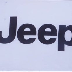 Jeep White Flag 3X5 Ft Polyester Banner USA 90x150cm