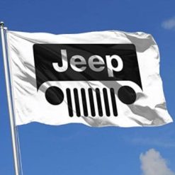 Jeep Wrangler Logo Flag 3X5 Ft Polyester Banner USA 90x150cm