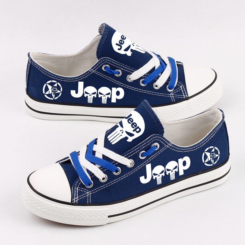 Jeep Canvas Sneakers Shoes For Men Women Fans - Image 7