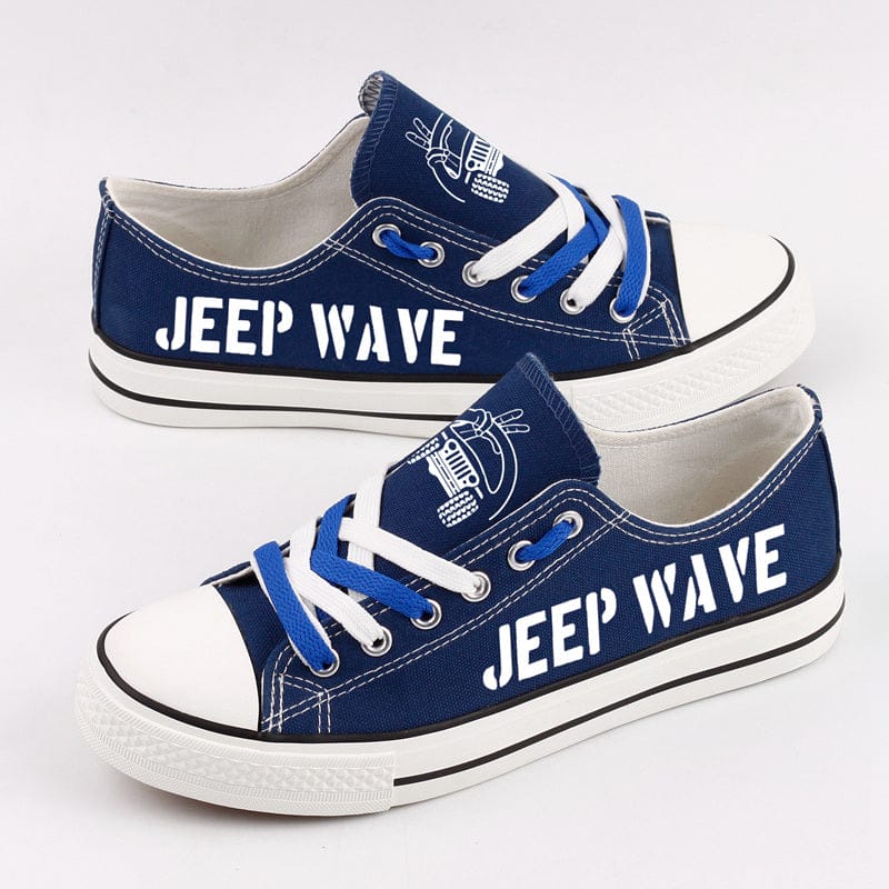 Jeep Canvas Sneakers Shoes For Men Women Fans - Image 9