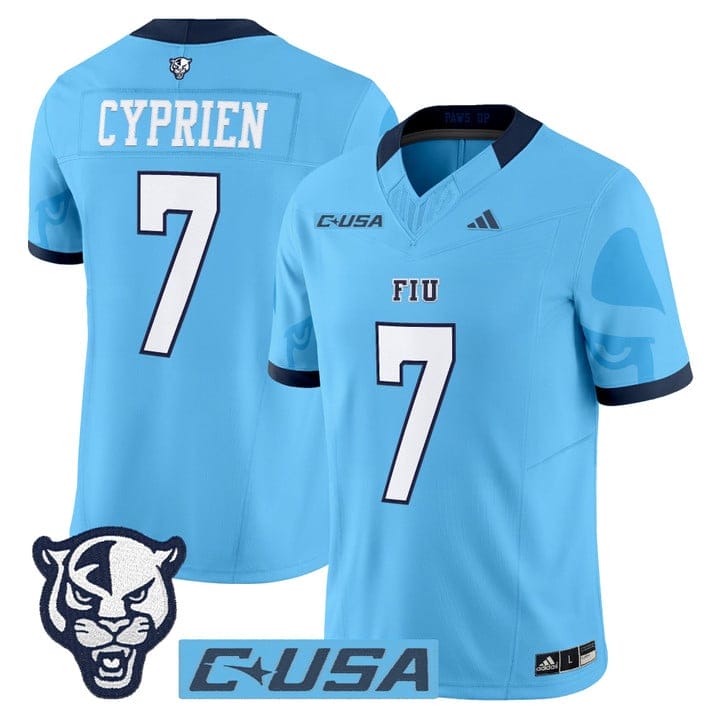 Johnathan Cyprien Jersey #7 Florida International Panthers 2025 Stitched