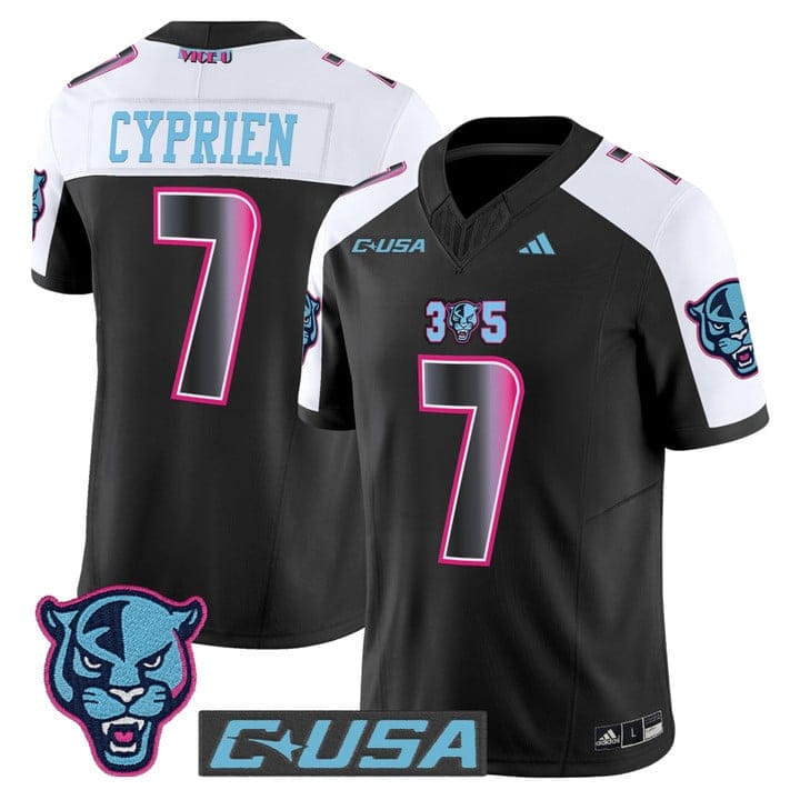Johnathan Cyprien Jersey #7 Florida International Panthers 2025 Stitched - Image 3