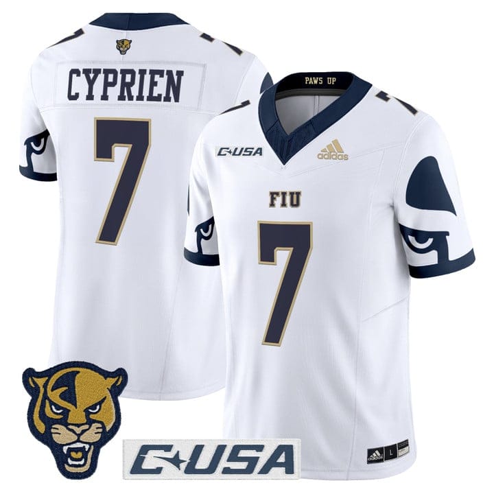 Johnathan Cyprien Jersey #7 Florida International Panthers 2025 Stitched - Image 5