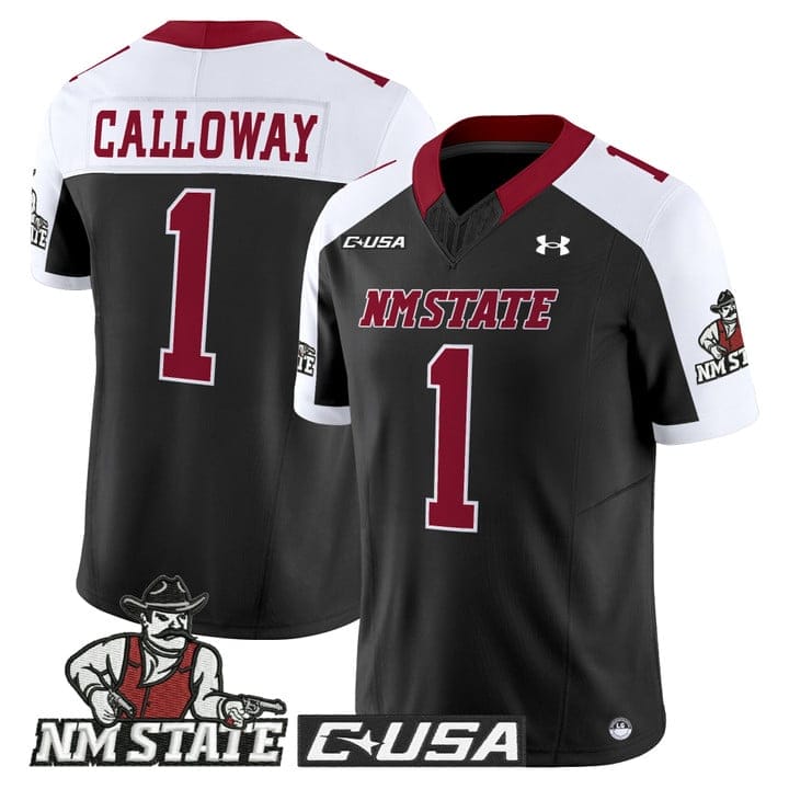 Kadarius Calloway Jersey #1 New Mexico State Aggies 2025 Stitched - Image 3