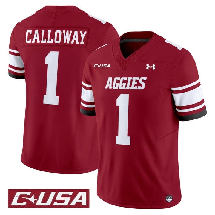 Kadarius Calloway Jersey #1 New Mexico State Aggies 2025 Stitched - Image 5